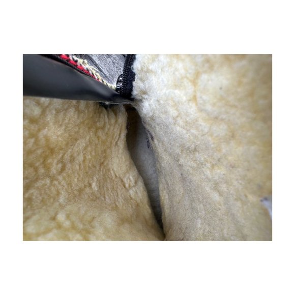 Vintage Snowland Boots Faux Fur Sherpa Ski Boots Apres Ski Winter Mid-Calf Vegan - Picture 10 of 11